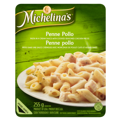 Michelina Penne pollo Michelina’s 255 g, 1,17 $/100g