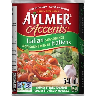 Aylmer Aylm Accents Tomates Ital 540 ml, 0,37 $/100ml