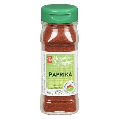 PC Organics Paprika 48 g, $13.52/100g