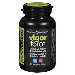 Prairienaturals Vigueur Force Endurance 60 ea, 0,70 $/1ch