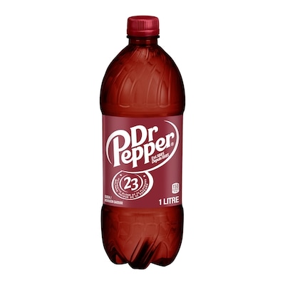 Dr Pepper Soft Drink 1 l, $0.20/100ml