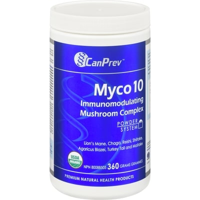 CanPrev Myco10 Immunomodulating Mushroom Complex 360 g, $22.22/100g
