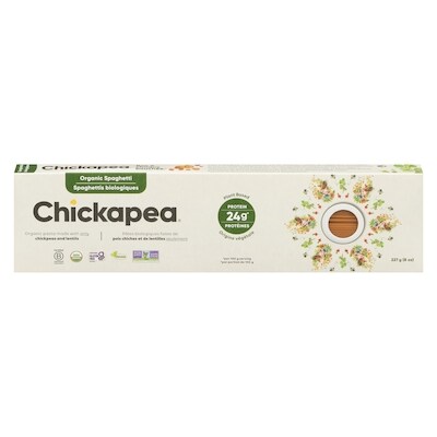 Chickapea Organic Pasta Spaghetti     227 g, $3.08/100g