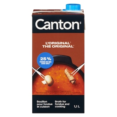 Canton The Original 25% Less Salt Broth for Fondue and Cooking 1.1 l, $0.36/100ml