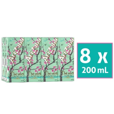 Arizona Thé vert infusé de qualité supérieure au ginseng et au miel 8x200.0 ml, 0,37 $/100ml