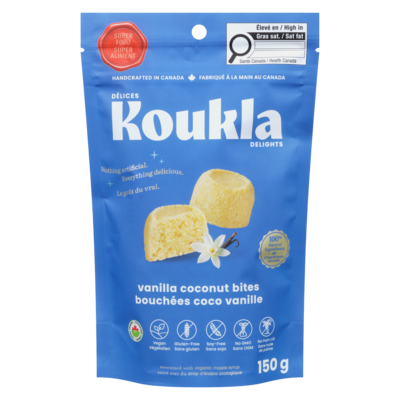 Koukla Delights Bites Vanilla Coconut 150 g, $6.66/100g