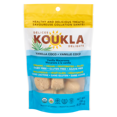 Koukla Delights Bouchées coco vanille Koukla 150 g, 6,67 $/100g