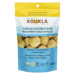 Koukla Delights Bouchées coco vanille Koukla 150 g, 6,67 $/100g