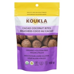Koukla Delights Cacao Coconut Bites     150 g, $6.67/100g