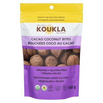 Koukla Delights Cacao Coconut Bites     150 g, $7.33/100g