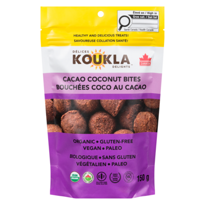 Koukla Delights Bouchées choco coco Koukla 150 g, 5,33 $/100g