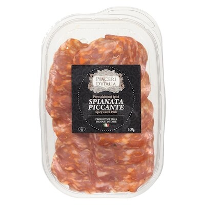 Piaceri D'Italia Spianata Piccante 100 g, $5.31/100g