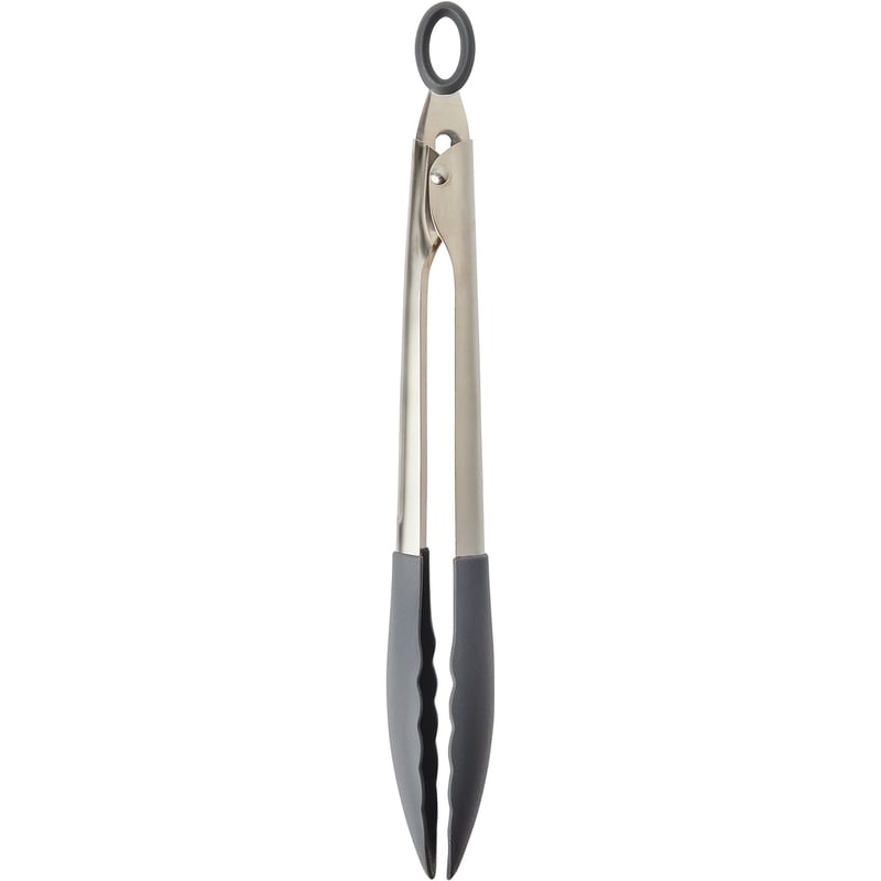 Stainless Steel Locking Tongs with Silicone 9.5 Inch 