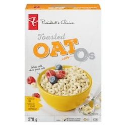President's Choice Toasted Oat Os Cereal 570 g, $1.14/100g