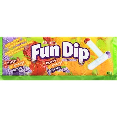Wonka Bonbon Fun Dip 36x40.5 g, 2,74 $/100g