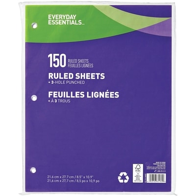 Everyday Essentials Ruled Paper 1 ea, $0.94/1ea