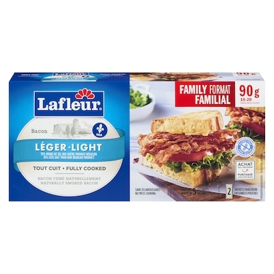 Lafleur LAFLEUR BACON PRECUIT RED SEL 90 g, 13,33 $/100g