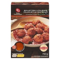 Plaisirs Gastronomiques Italian Style Meatballs 700 g, $2.00/100g