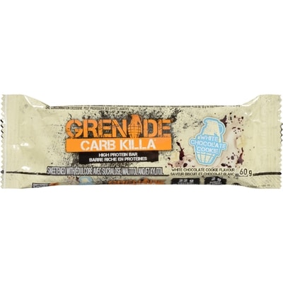Grenade Carb Killa White Chocolate Cookie Protein Bar  60 g, $7.98/100g