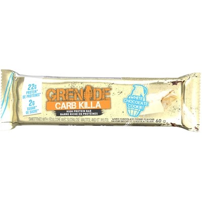 Grenade Carb Killa Grck Barre Prot Choco Blc Bisc 60 g, 7,48 $/100g