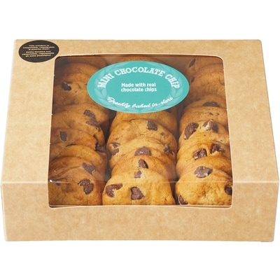 null Mini Chocolate Chip Cookies, 30 Pack 500 g, $1.79/100g