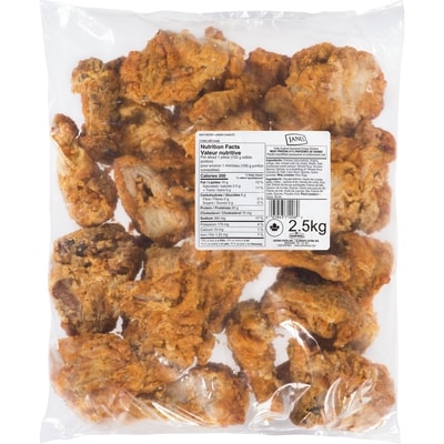 Janes Fully Cooked Seasoned Crispy Chicken 2.5 kg, $1.48/100g