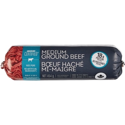 null Medium Ground Beef 454 g, $1.43/100g