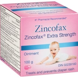 Zincofax Extra Strength Diaper Rash Cream - 100 g | Zehrs