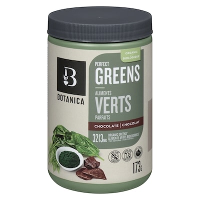 Botanica Perfect Greens Chocolate Organic    173 g, $24.27/100g
