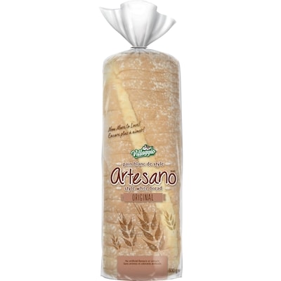 Villagio Artesano White Bread 600 g, $0.72/100g