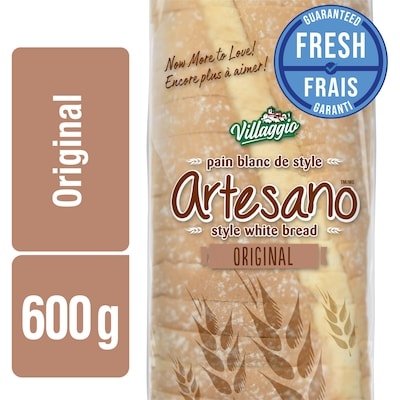 Villaggio Pain blanc Artesano 600 g, 0,72 $/100g