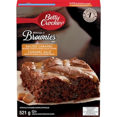 Betty Crocker Salted Caramel Brownies Mix 521 g, $0.86/100g