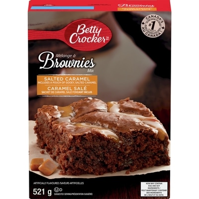 Betty Crocker Mélange à brownies Caramel salé 521 g, 0,86 $/100g