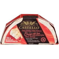Brie With Chili Cheese Extra Creamy 39% M.F.
