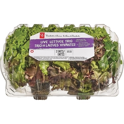 President's Choice Live Lettuce Trio, 2-pack 1 ea, $6.50/1ea
