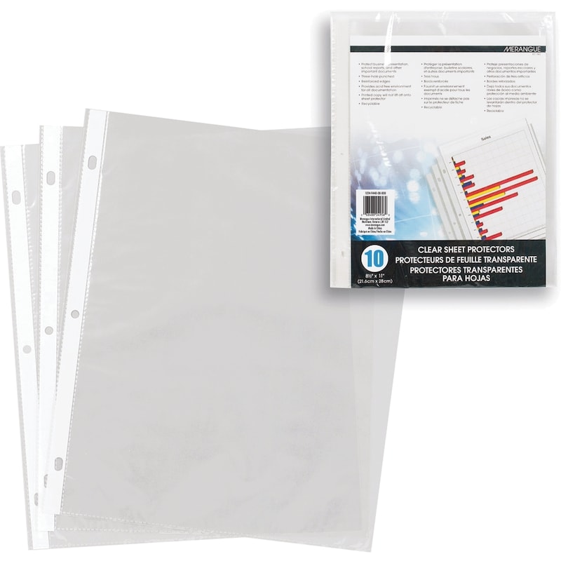 Clear Sheet Protectors