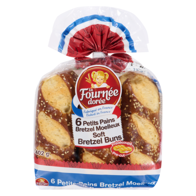 Lanthier Soft Bretzel Buns  400 g, $1.50/100g