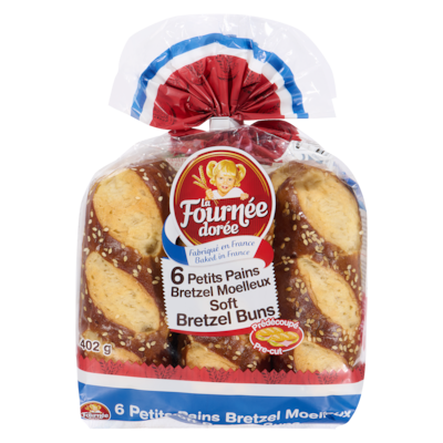 Lanthier Petits pains briochés Bretzel 400 g, 1,62 $/100g