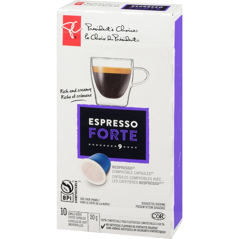 PC® Espresso Forte Single Serve Coffee Capsules