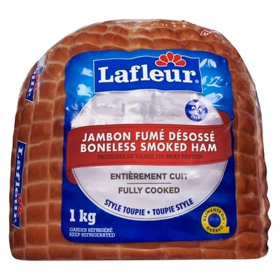 Lafleur Jambon fumé désossé style toupie 1 kg, 1,80 $/100g
