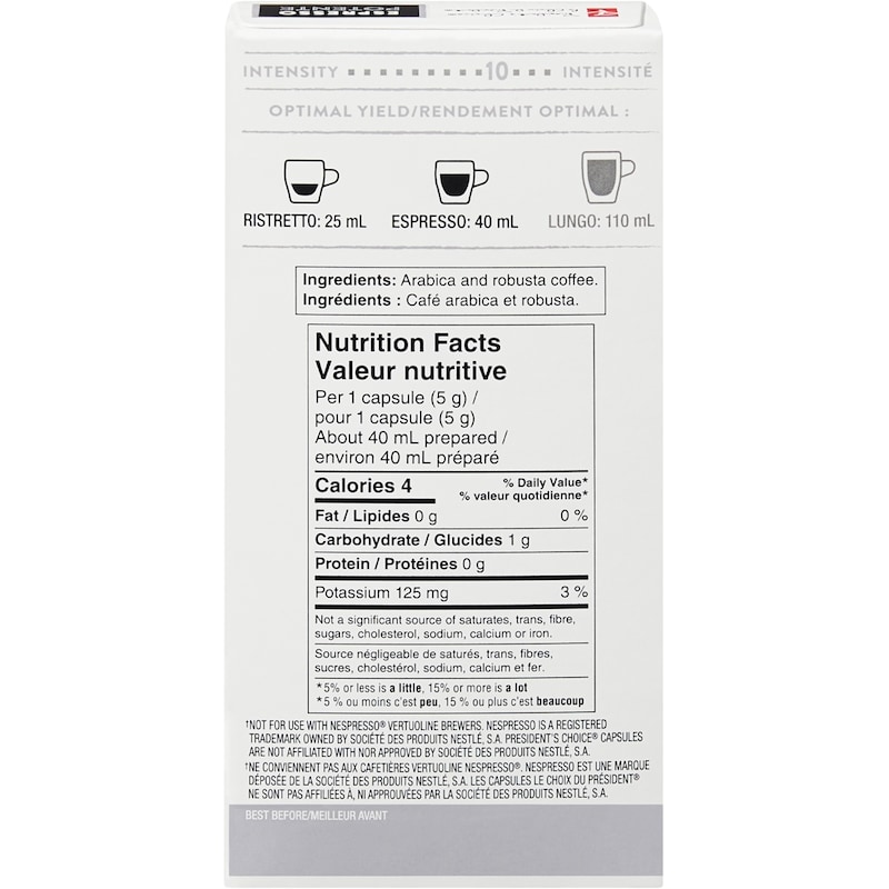 PC® Espresso Potente Single Serve Coffee Capsules
