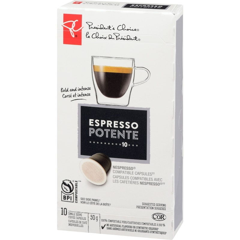PC® Espresso Potente Single Serve Coffee Capsules