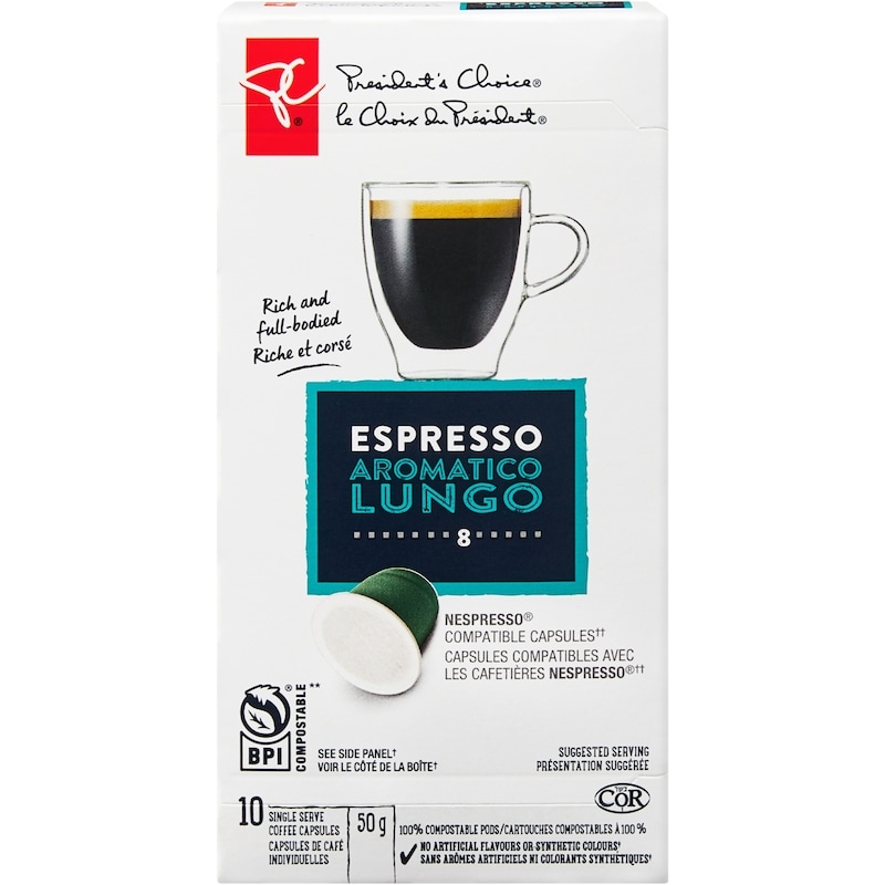 PC® Espresso Aromatico Lungo Single Serve Coffee Capsules
