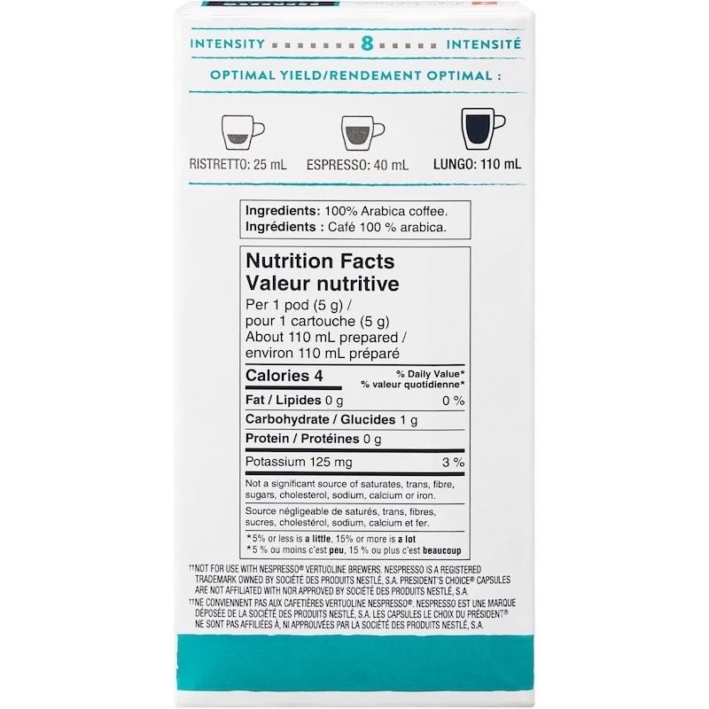 PC® Espresso Aromatico Lungo Single Serve Coffee Capsules