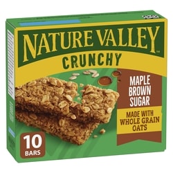 Nature Valley Crunchy Granola Bars, Maple Brown Sugar, 42 g, 5 ct, 10 bars 210 g, $2.14/100g