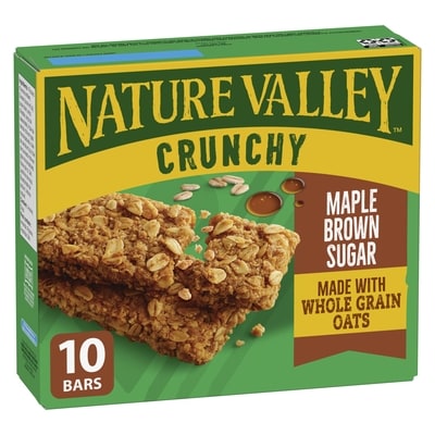 Nature Valley Crunchy Granola Bars, Maple Brown Sugar, 42 g, 5 ct, 10 bars 210 g, $1.90/100g