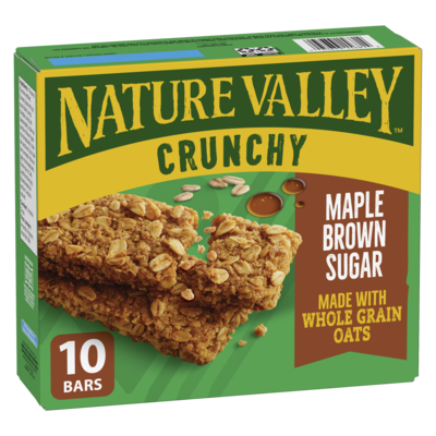 Nature Valley Crunchy Granola Bars, Maple Brown Sugar, 42 g, 5 ct, 10 bars 210 g, $1.67/100g