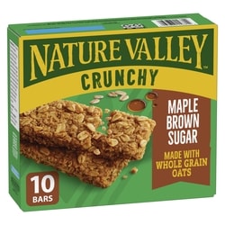 Nature Valley Crunchy Granola Bars, Maple Brown Sugar, 42 g, 5 ct, 10 bars 210 g, $1.79/100g