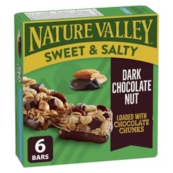 Nature Valley Sweet And Salty Dark Chocolate Nut Granola bars , 6 CT 210 g, $1.90/100g