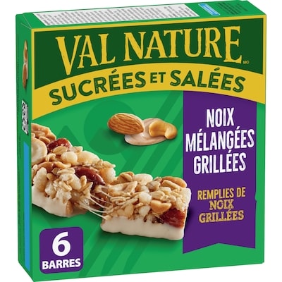 Nature Valley Sucrees et Salees Noix Melangees Grillees ,6 Barres Granola 210 g, 1,67 $/100g